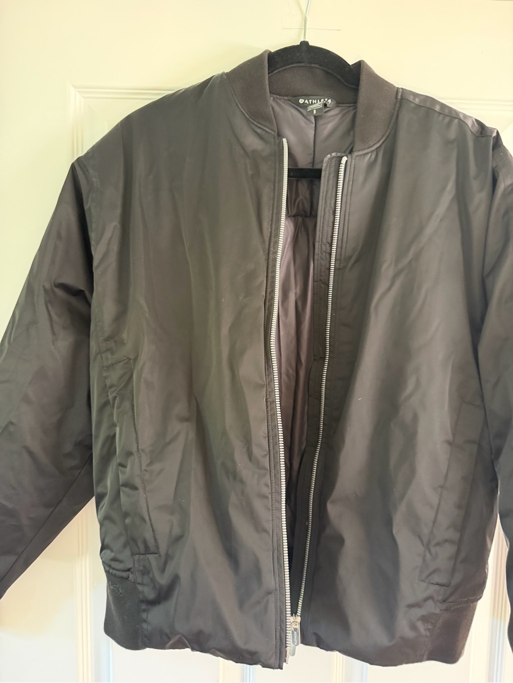 Athleta Black Women's Bomber Jacket